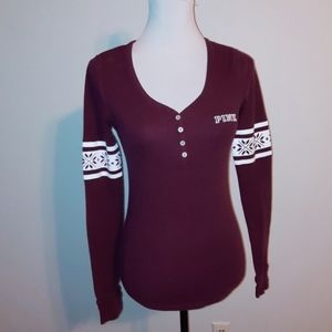 PINK Victoria's Secret Henley Top